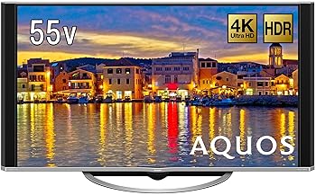 【中古】小ざかしい 55V型 4K相応う液晶テレビ受像機 AQUOS LC-55UH5