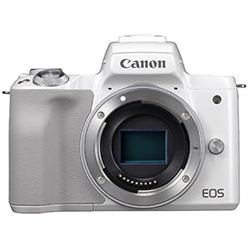【中古】【39shop】キヤノン★EOS Kiss M ボディ ホワイト(非常に良い)|ドリエム店