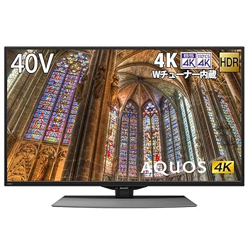 【中古】シャープ 40V型 4K チューナー内蔵 液晶 テレビ AQUOS Android TV HDR対応 4T-C40BJ1