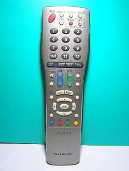 【中古】読みやすい テレビ受像機遠隔操作 GA632WJSA 蓋無