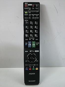 【中古】シャープ テレビリモコン GA881WJSA