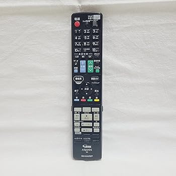 【中古】シャープ ブルーレイディスクレコーダー用純正リモコン 0046380257 GB079PA