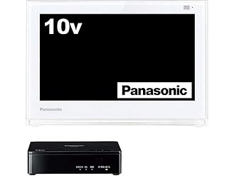 【中古】【39shop】パナソニック★10V型 液晶 テレビ プライベート・ビエラ UN-10E6-W 2017年モデル(非常に良い)|ドリエム店