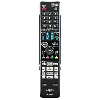 【中古】【39shop】シャープ★純正ブルーレイディスクレコーダー用リモコン 部品番号：0046380212（良い）｜ドリエム店