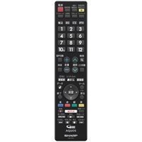 【中古】SHARPシャープ 純正テレビ用リモコン部品番号:0106380507