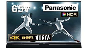 【中古】パナソニック 65V型 4K相応う 有機EL テレビ受像機 TH-65FZ1000 ビエラ 金棒引き取り合わせ積み上げる Tuned by Technics
