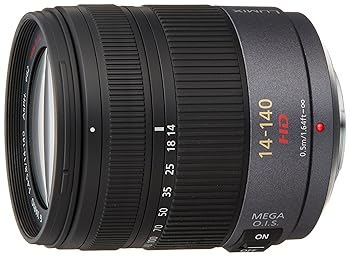【中古】【39shop】パナソニック★望遠ズームレンズ マイクロフォーサーズ用 ルミックス G VARIO HD 14-140mm/F4.0-5.8 ASPH/MEGA O.I.S. H-VS014140（非常に良い）｜ドリエム店