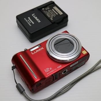 【中古】【39shop】パナソニック★デジタルカメラ LUMIX1010万画素 光学12倍ズームレッドDMCTZ7R DMC-TZ7-R(非常に良い)|ドリエム店