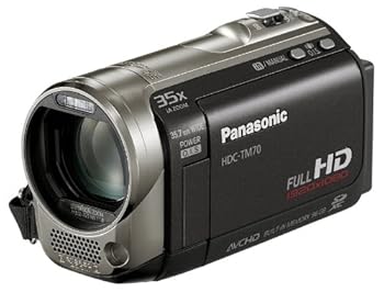 【中古】【39shop】パナソニック★デジタルハイビジョンビデオカメラ TM70 ムーンブラック HDC-TM70-K 内蔵メモリ96GB(非常に良い)|ドリエム店