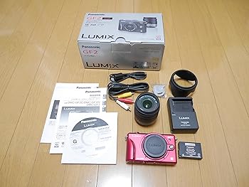 【中古】パナソニック デジタル一眼カメラ GF2 ダブルレンズキット14mm/F2.5パンケーキレンズ、14-42mm/F3.5-5.6標準ズームレンズ フルハイビジョンムー