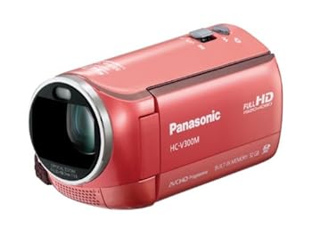【中古】【39shop】パナソニック★デジタルハイビジョンビデオカメラ V300 内蔵メモリー32GB コーラルピンク HC-V300M-P（非常に良い）｜ドリエム店