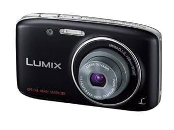 【中古】パナソニック デジタル写真機 ルミックス S2 光学4倍 黒いこと DMC-S2-K