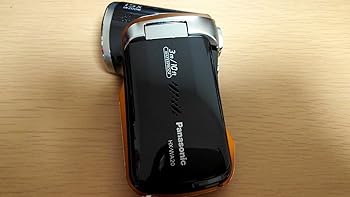 【中古】パナソニック デジタルムービーカメラ WA20 雨合羽遣りかた サンターングレー HX-WA20-H