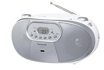【中古】パナソニック ポータブルステレオCDシステム ホワイト RX-DU10-W