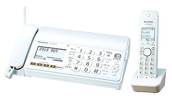 【中古】パナソニック おたっくす デジタルコードレスFAX 子機1台 1.9GHz DECT準拠方式 ホワイト KX-PD303DL-W