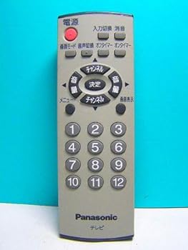 【中古】パナソニック テレビ受像機遠隔操作 EUR7726030