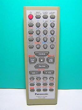 【中古】パナソニック オーディオリモコン EUR7711080