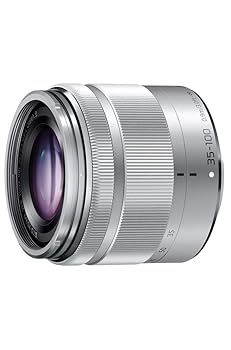 【中古】【39shop】パナソニックPanasonic★望遠ズームレンズ マイクロフォーサーズ用 ルミックス G VARIO 35-100mm/F4.0-5.6 ASPH./MEGA O.I.S. シルバー H-FS35100(良い)|ドリエム店