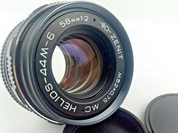 【中古】ヘリオス44M-6 58mm F2ソビエト製レンズM42マウント