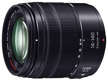 【中古】パナソニック 標準尺度望遠レンズ マイクロフォーサーズ用 ルミックス G VARIO 14-140粍/F3.5-5.6 ASPH./POWER O.I.S. 黒いこと H-FS14140-KA