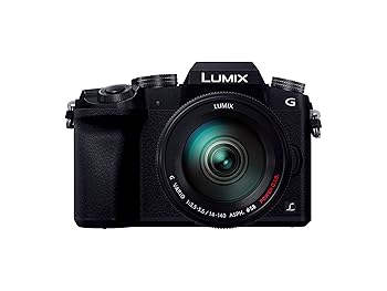 【中古】パナソニック ミラーレス一眼カメラ ルミックス G7 レンズキット 高倍率ズームレンズ 1600万画素 ブラック DMC-G7H-K