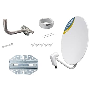 【中古】マスプロ電工 マスプロ 4K･8K衛星放送対応 BS･110°CSアンテナセットBC parabo BC45RL-SET