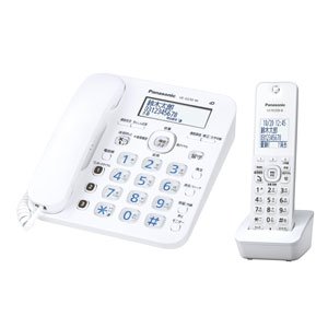 【中古】パナソニック 電話機 RU・RU・RU VE-GZ30DL-W ホワイト