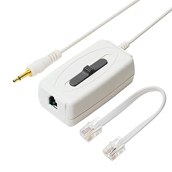 【中古】ミヨシ MCO 通話録音アダプター 受話器用 DRA-H44/WH