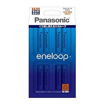 【中古】パナソニックPanasonic ニッケル水素電池 単4形8本入Panasonic eneloop スタンダードモデル BK-4MCC/8C