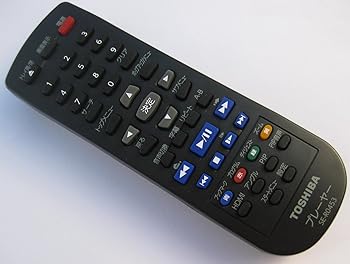 【中古】東芝 純正ブルーレイプレーヤー用リモコン SE-R0453部品番号：79106315