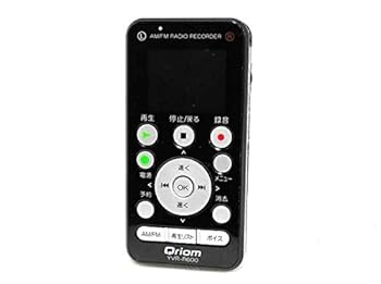 【中古】山善YAMAZEN キュリオム AM/FM ラジオ受信機ボイスレコーダー YVR-R600 黒いこと