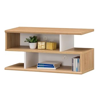 【中古】【39shop】白井産業★ローボード ナチュラルブラウン 幅83.9 高さ39.9 奥行29.7cm GAR-4085 ガレンタ(非常に良い)|ドリエム店