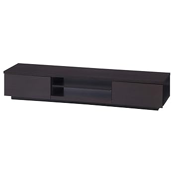 【中古】【39shop】不二貿易★テレビ台 TVボード 49型対応 幅150&times;奥行38.5&times;高さ28cm ブラウン 木目調 引出収納 オープンラック 99265（良い）｜ドリエム店