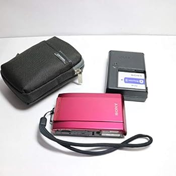 【中古】【39shop】SONY★デジタルカメラ Cyber-Shotサイバーショット 1010万画素/光学x5/デジタルx10/レッド DSC-T300 R(良い)|ドリエム店