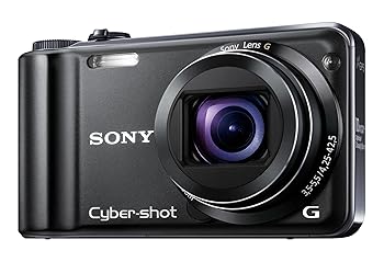 【中古】SONY デジタル写真器 Cybershot HX5V 1020万絵素CMOS 光学10倍 黒いこと DSC-HX5V/B TV・オーディオ・カメラ-コンパクトデジタルカメラ