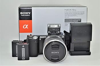 【中古】【39shop】SONY★デジタル一眼カメラ α NEX-5N ズームレンズキット ブラック NEX-5NK/B(良い)|ドリエム店