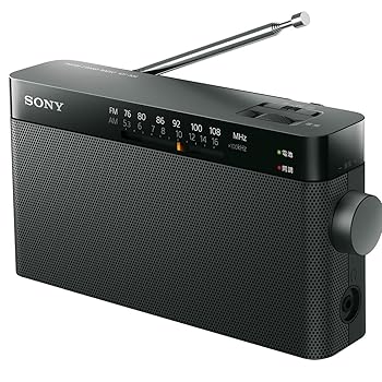 【中古】ソニー ハンディーポータブルラジオ ICF-306 : FM/AM/ワイドFM対応 ブラック ICF-306 B