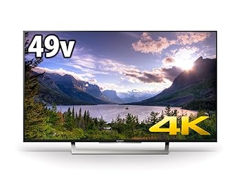 【中古】【39shop】ソニー★49V型 液晶 テレビ ブラビア KJ-49X8300D 4K Android TV 外付けHDD録画外付けHDD裏番組録画 2016年モデル(良い)|ドリエム店