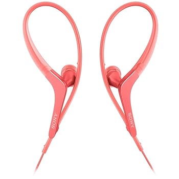 【中古】ソニー イヤホン MDR-AS410AP : 防滴/スポーツ向け リモコン・マイク ピンク MDR-AS410AP P