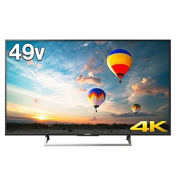 【中古】ソニー 49V型 液晶 テレビ ブラビア KJ-49X8000E B 4K Android TV 外付けHDD録画外付けHDD裏番組録画 2017年モデル