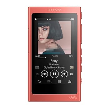 【中古】【39shop】ソニー★ウォークマン Aシリーズ 16GB NW-A45 : Bluetooth/microSD/ハイレゾ対応 最大39時間連続再生 2017年モデル トワイライトレッド NW-A45 R（非常に良い）｜ドリエム店