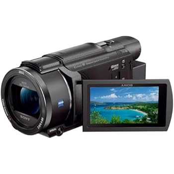 【中古】【39shop】SONYソニー★4K ビデオカメラ Handycam FDR-AX60 ブラック 内蔵メモリー64GB 光学ズーム20倍 空間光学手ブレ補正 FDR-AX60(非常に良い)|ドリエム店