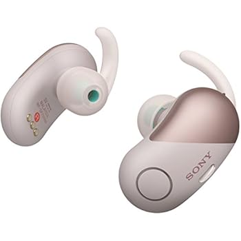 【中古】ソニー 完全ワイヤレスノイズキャンセリングイヤホン WF-SP700N : Amazon Alexa搭載 Bluetooth対応 左右分離型 防滴仕様 2018年モデル ピンク WF