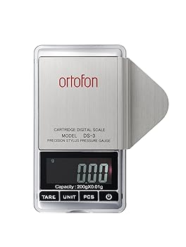 【中古】ortofon DS-3 オルトフォン デジタル 針圧計 薬莢 レコード盤針 針圧測定専用 位置づける活動の領域0.01g-200g 単4型独居室駆動動力 うしろ側ともし火 国内置き目品
