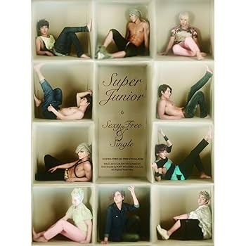 【中古】Super Junior Vol. 6 - Sexy, Free & Single Type B 韓国盤初回ポスター/折り曲げて/韓メディアSHOPオリジナルステッカー