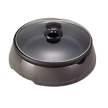 【中古】山善 食べ物屋鍋 1200W 静電容量2L差しわたし23 深さ5糎 赤銅色 GN-1200T
