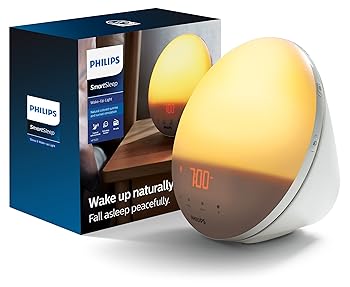【中古】光療法・朝晩用に・有色タイプフィリップス ・ウェイクアップライト Philips Wake-Up Light HF3520/並行輸入品