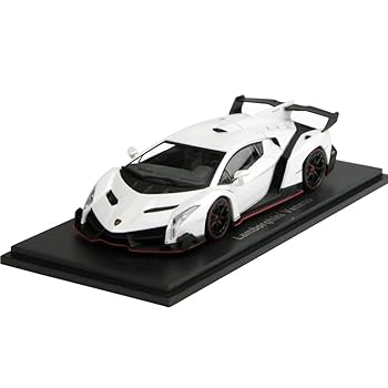 【中古】【39shop】京商オリジナル★1/43 ランボルギーニ ヴェネーノ ホワイト 完成品（非常に良い）｜ドリエム店