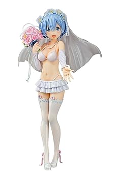 【中古】Re:ゼロから始める異世界生活 レム ウェディングVer. 1/7スケール ABS&PVC製 塗装済み完成品フィギュア