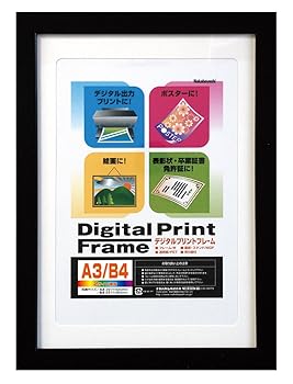 【中古】NAKABAYASHI フォトフレーム フ-DPW-A3-D ブラック A3判/B4判